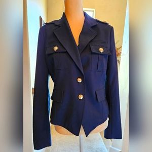 7 Avenue New York & Co Navy Nautica Blazer Size 12